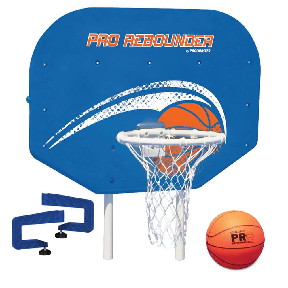 Poolmaster Pro Rebounder Poolside Basketball Game with Bracket Mounts