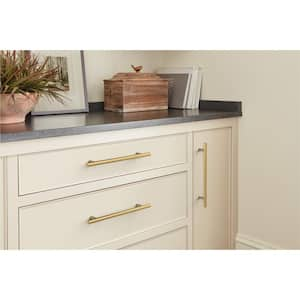 Bar Pulls 7 in. (178mm) Modern Champagne Bronze Bar Cabinet Pull