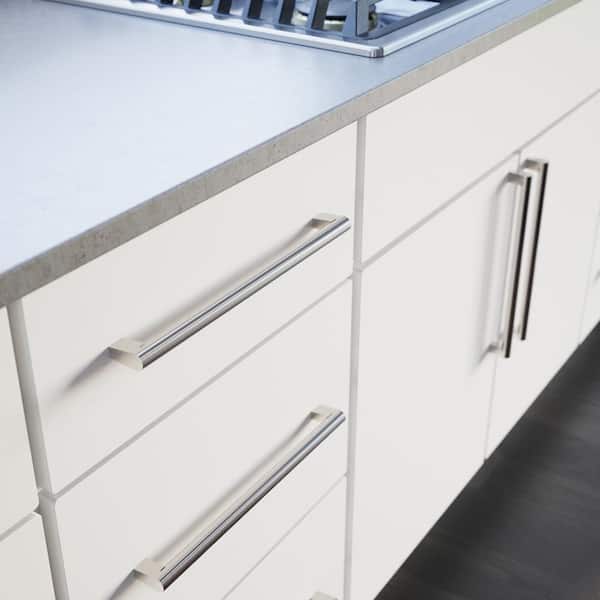 Stratford 11-5/16 in. (288 mm) Modern Cabinet Drawer Bar Pull in Stainless Steel