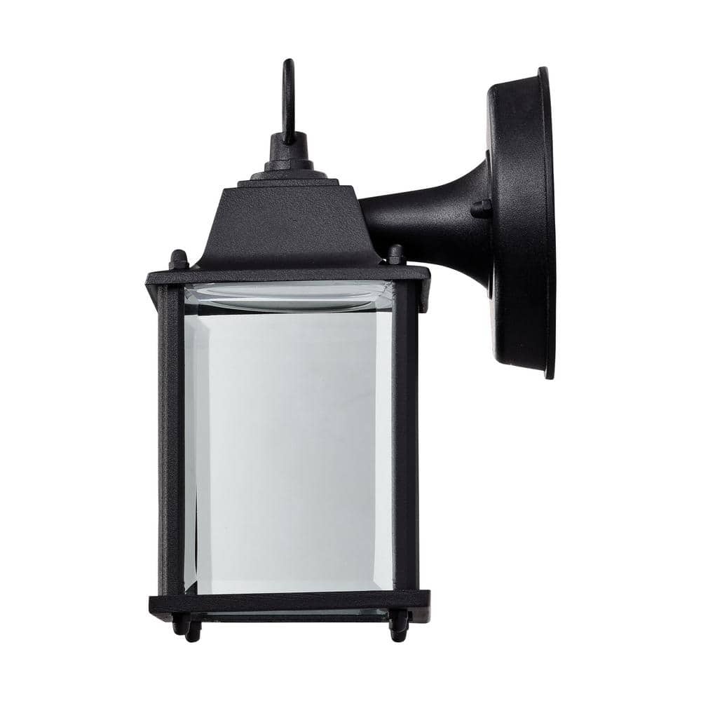 Modern Black LED Cube Lantern, 8W Dimmable Energy Star