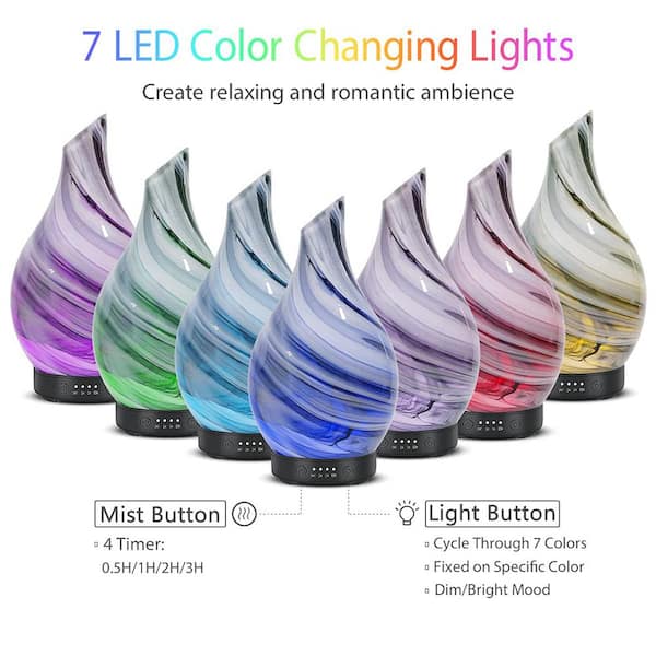 Afoxsos Essential Oil Diffuser 120 ml Ultrasonic