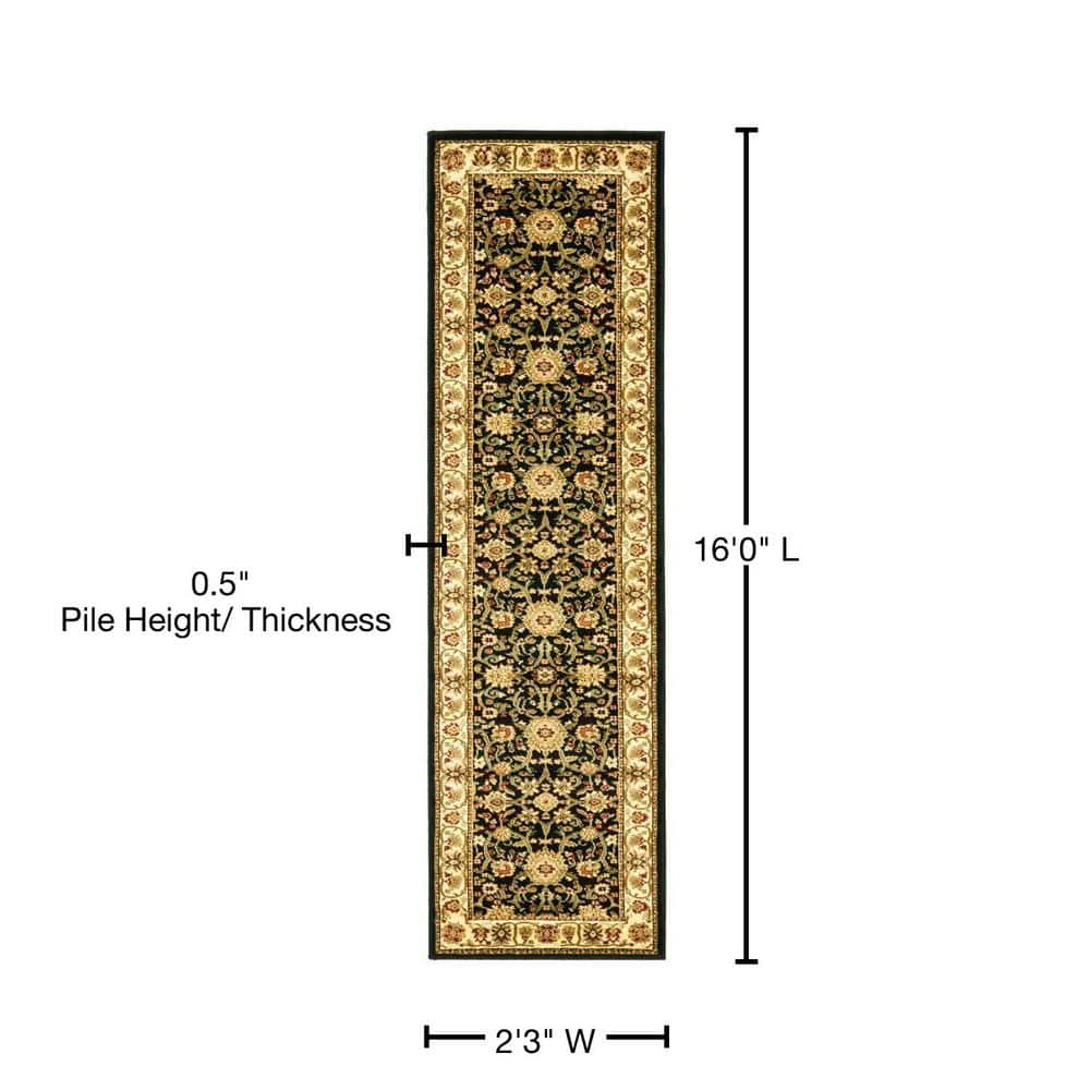 Multi/Ivory Floral Hand-Knotted Synthetic Small Rug