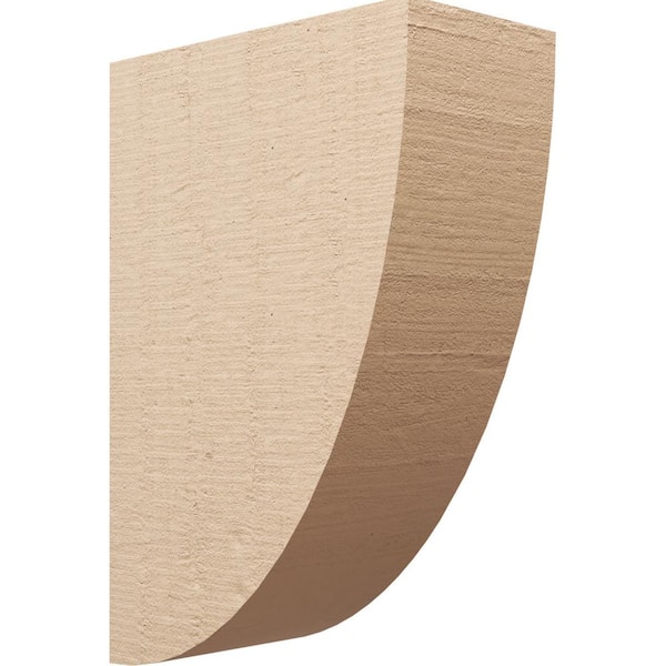 Ekena Millwork 12 in. x 36 in. x 24 in. Classic Durham Rough Cedar Woodgrain TimberThane Corbel, Primed Tan