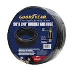 x 25ft Goodyear Rubber Air Hose Black 3/8in 