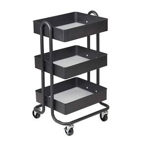 3-Tier Cart Multicolor Organizer Trays