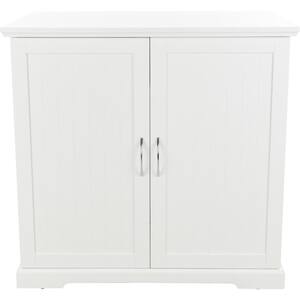 XL Wooden Litter Box Enclosure with Drawer, White