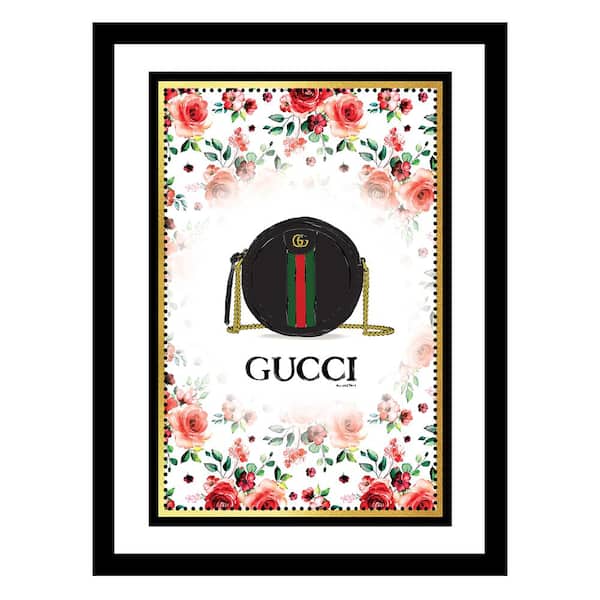 VENICE BEACH Collections Designer Handbag by Fairchild Paris 1-Piece Framed Graphic Print Abstract Poster Art Print 18 in. x 14 in.
