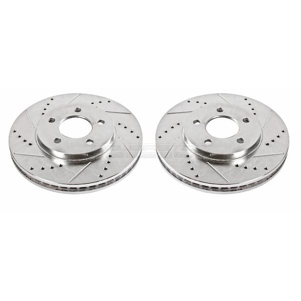 Power Stop Disc Brake Rotor Set 2005-2010 Ford Mustang