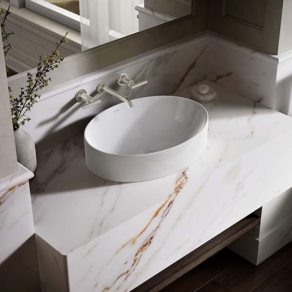 KOHLER Vox 20 in. x 14.9 in. Vessel Bathroom Sink in White Vitreous China