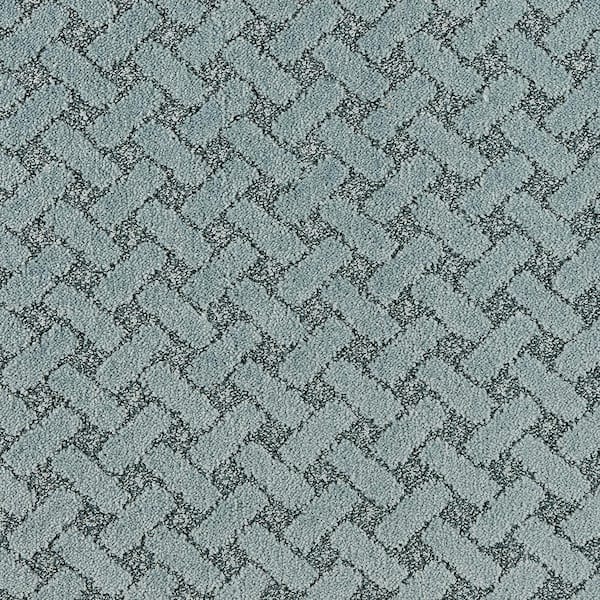 8 in. x 8 in. Pattern Carpet Sample - Sharp Perception -Color Luxe