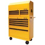 36 in. 11-Drawer Metal Rolling Tool Chest and Cabinet Combo
