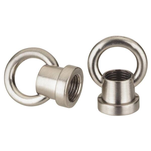 Westinghouse Two 1 in. Brushed Nickel Female Loops