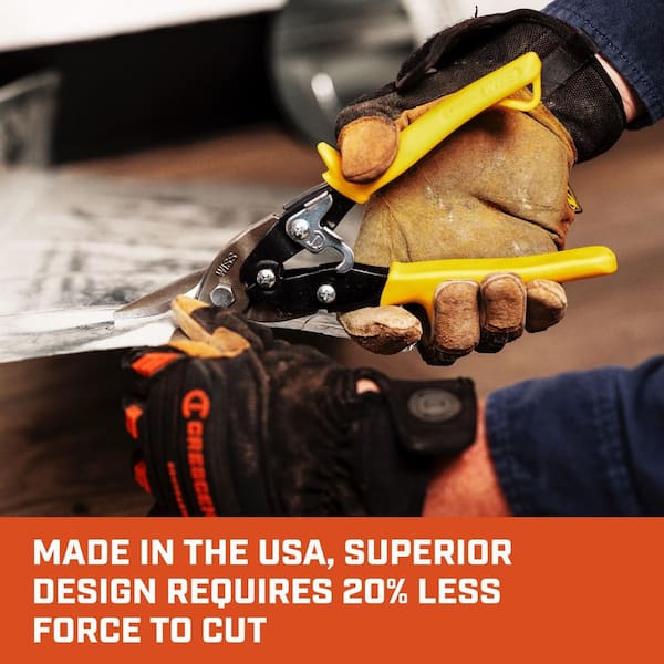 Wiss Straight, Left, and Right Cut Compound Action Aviation Snip Set (3-Piece)