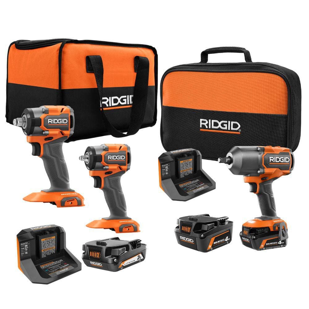 18V Brushless 4-Mode 1/2 in. High-Torque Impact Wrench Kit with 18V Subcompact Brushless 2-Tool Combo Impact Wrench Kit price history on PriceWatchPro