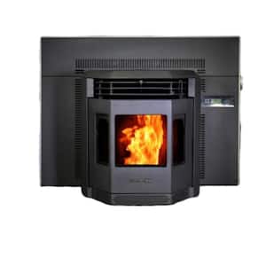 2800 sq. ft. EPA Certified Pellet Stove Fireplace Insert with a 47 lbs. Hopper