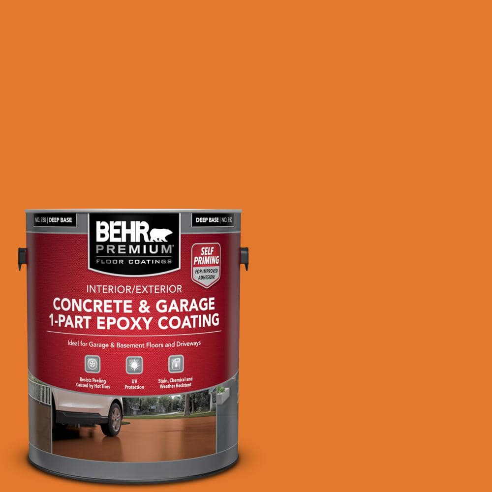 1 gal. #OSHA-3 OSHA SAFETY ORANGE Self-Priming 1-Part Epoxy Satin Interior/Exterior Concrete and Garage Floor Paint price history on PriceWatchPro