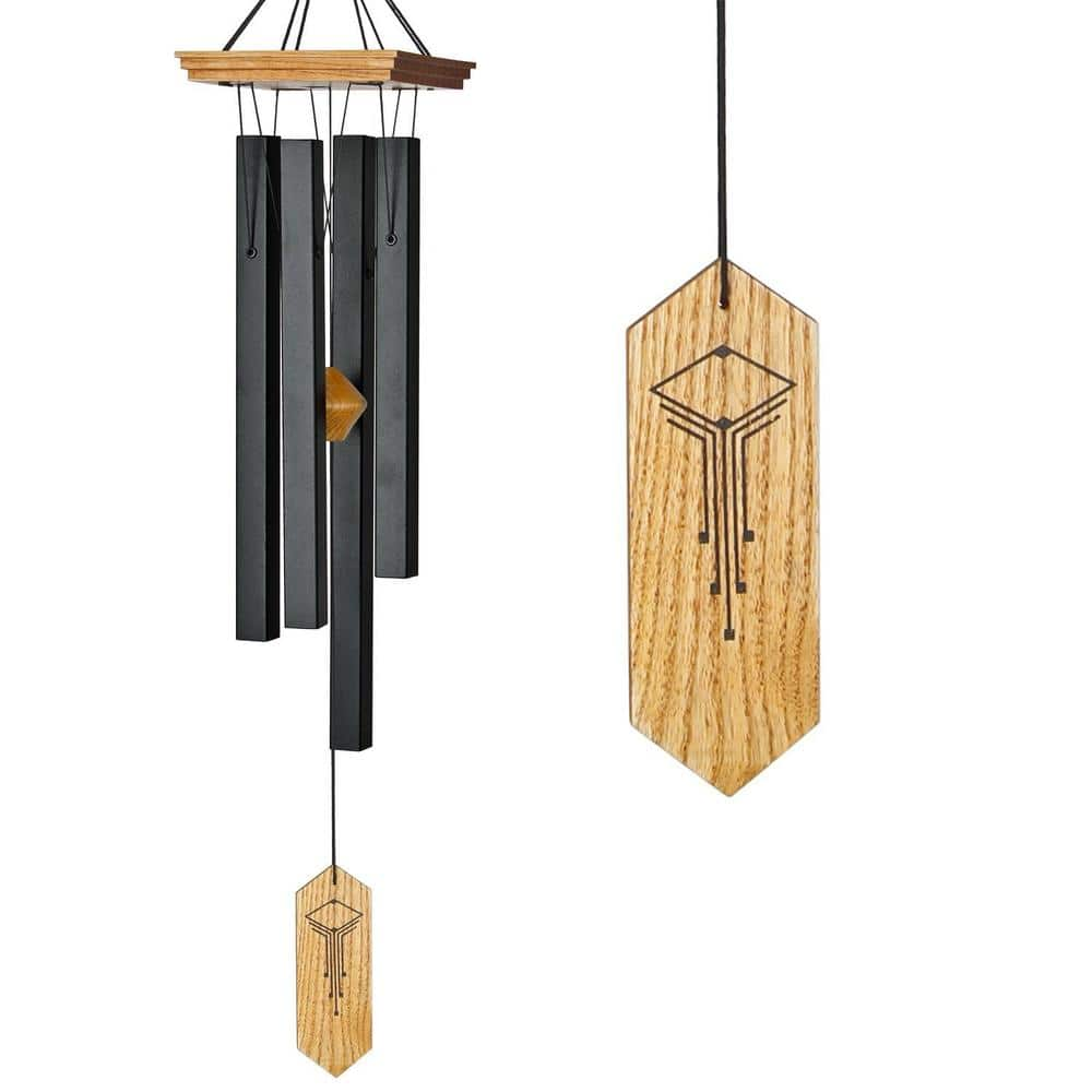 UPC 028375115419 product image for Signature Collection, Woodstock Craftsman Chime, 25 in. Black Wind Chime CRCBM | upcitemdb.com