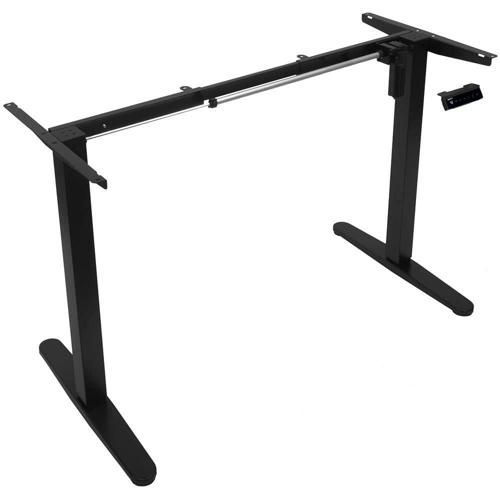Standing Base mount-it! 53 in. Single Motor Electric Standing Desk Base-Black MI ...
