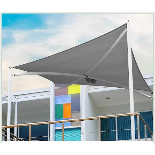 190 GSM  Equilateral Triangle Sun Shade Sail Screen Canopy, Outdoor Patio and Pergola Cover