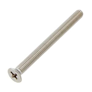 M4-0.7x45mm Stainless Steel Flat Head Phillips Drive Machine Screw 2-Pieces
