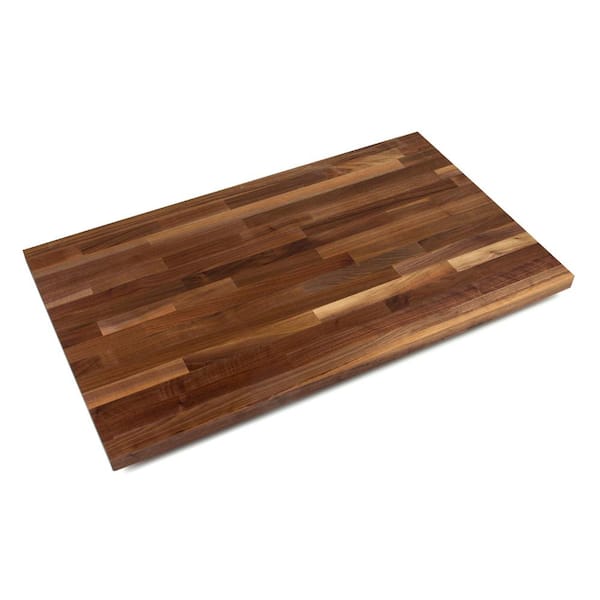 JOHN BOOS Walnut 72 x 42 Kitchen Island Butcher Block Counter Top with Oil Finish