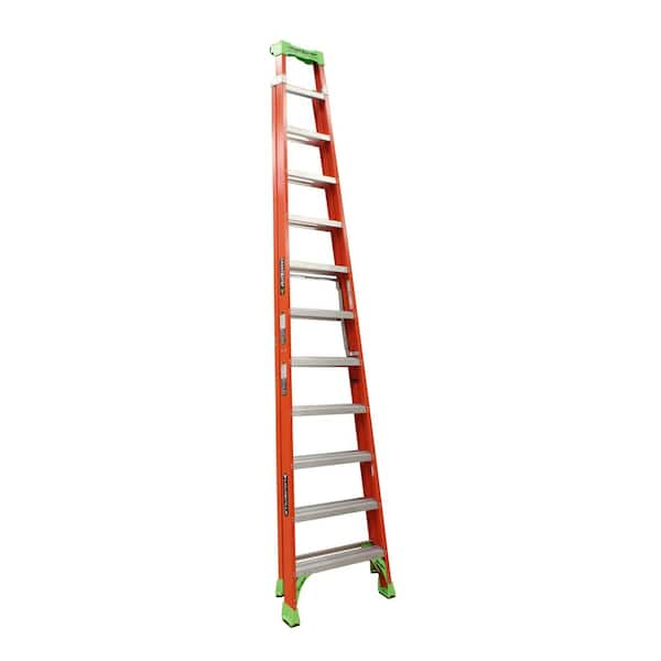 Louisville Ladder 12 ft. Fiberglass Cross Step Ladder with 300 lbs