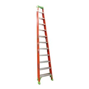12 ft. Fiberglass Cross Step Ladder with 300 lbs. Load Capacity Type IA Duty Rating
