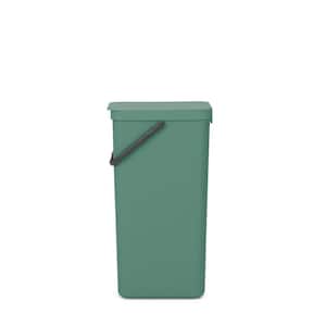 Sort & Go 10.6 Gallon (40L) Plastic Recycle Bin in Fir Green