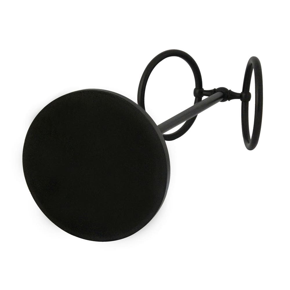 17" Oil Rubbed Bronze Freestanding Double Towel Ring
