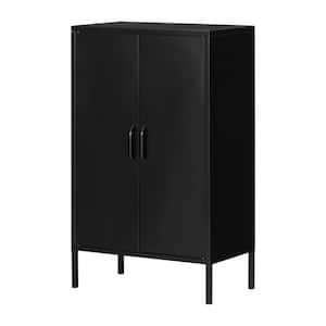 Eddison Black Metal 25.5 in. Buffets and Sideboards