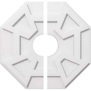 1 in. P X 7 in. C X 20 in. OD X 5 in. ID Logan Architectural Grade PVC Contemporary Ceiling Medallion, Two Piece