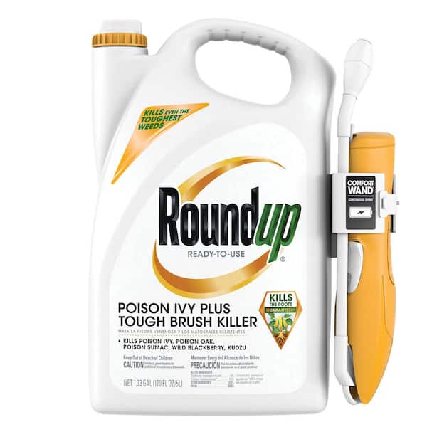 Roundup Poison Ivy and Tough Brush Killer 1.33 Gal. Ready-to-Use Comfort Wand