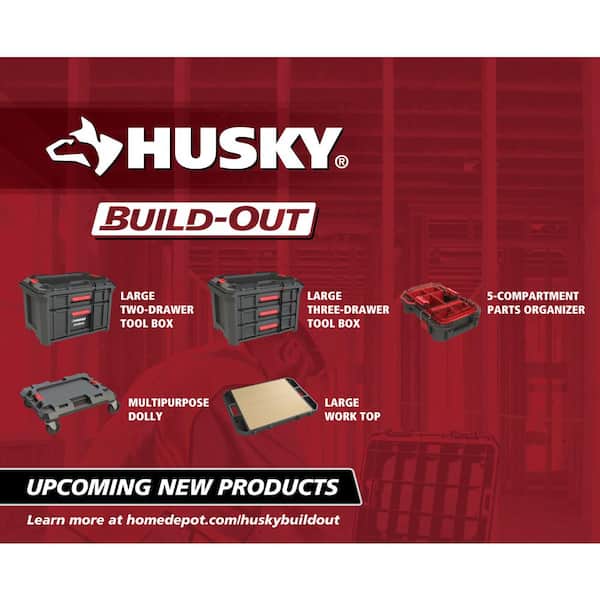 Build-Out 12 in. Modular Tool Storage Waterproof Storage Bin