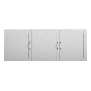 Lory Framed 54 in. Wall Cabinet System, Dove Gray