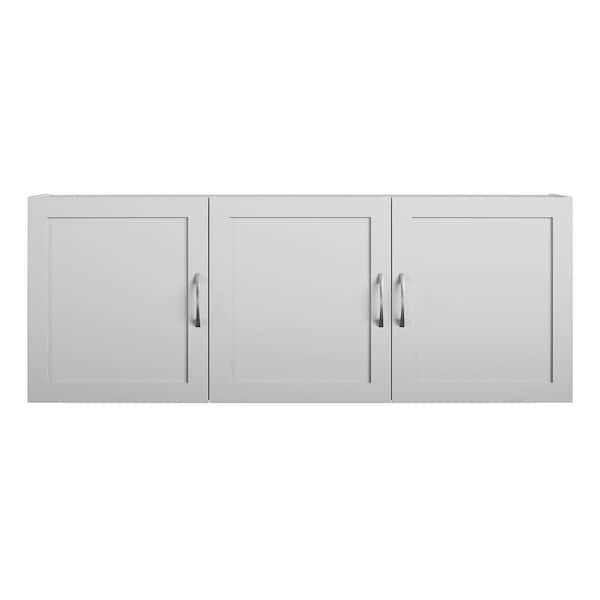 SystemBuild Evolution Lory Framed 54 in. Wall Cabinet System, Dove Gray