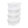 Life Story 4-Pair Clear Plastic Shoe Boxes SHB-4 - The Home Depot