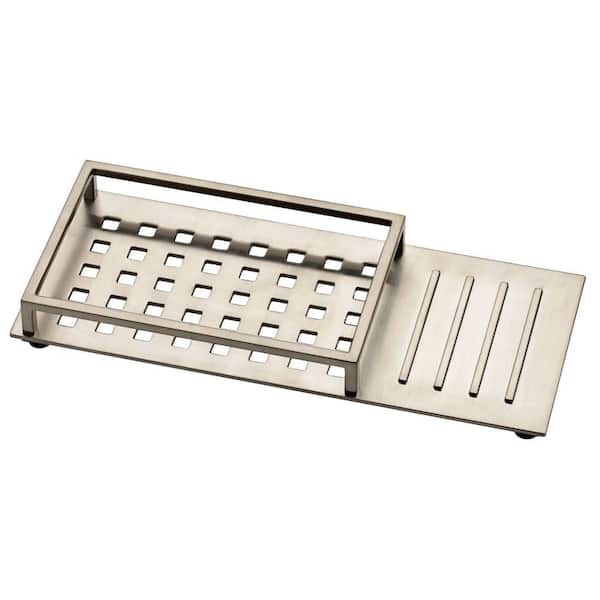 Delta Vero 12 in. Vanity Tray with Rubber Feet in Brilliance Stainless