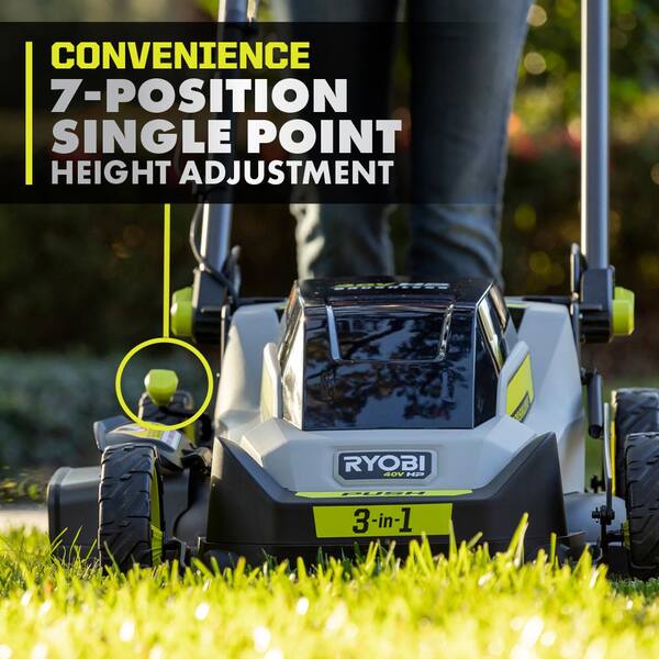 RYOBI 40V HP Brushless 20 in. Cordless Battery Walk Behind Push