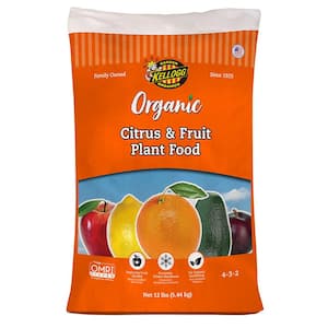 12.0 lbs. Organic Citrus and Fruit Plant Food, OMRI Listed