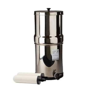 2.24 Gal. Stainless Steel Gravity-Fed Countertop System with ATC Purification Candle Filters