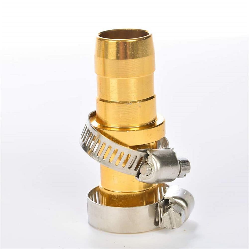 Heavy-Duty Brass and Stainless Steel Garden Hose Repair Kit, 2-Piece Set