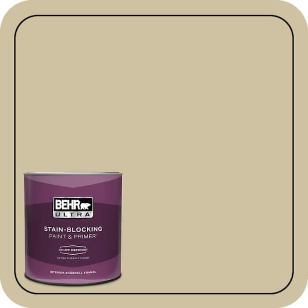 BEHR ULTRA 1 qt. #S330-3 Seasoned Salt Extra Durable Eggshell Enamel Interior Paint & Primer