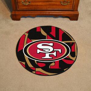 FANMATS NFL San Francisco 49ers Photorealistic 20.5 in. x 32.5 in Football  Mat 5835 - The Home Depot