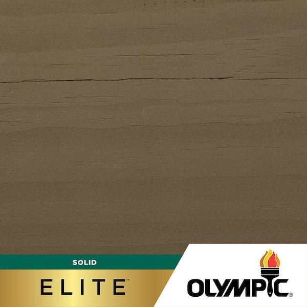 Olympic Elite 5 gal. SC-1036 Granite Solid Advanced Exterior Stain and ...