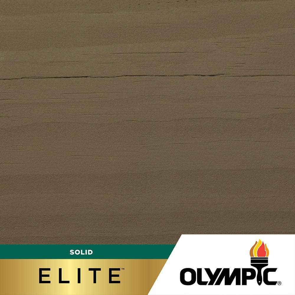 Olympic Elite 8 oz. Granite Solid Advanced Exterior Wood Stain Sample ...