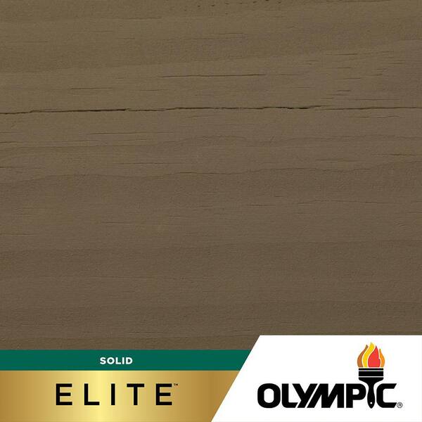 Olympic Elite 8 oz. Granite Solid Advanced Exterior Wood Stain Sample