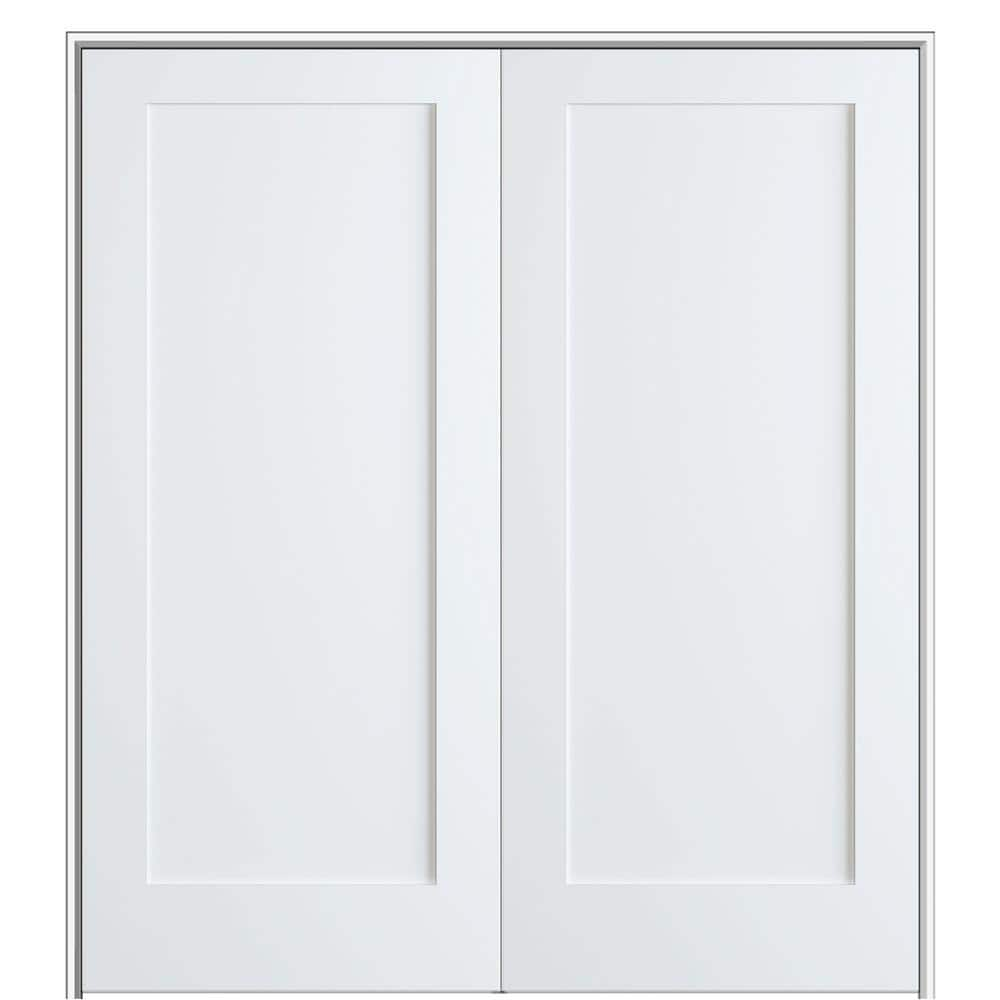 MMI Door Shaker Flat Panel 48 in. x 80 in. Both Active Solid Core ...