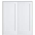 MMI Door Shaker Flat Panel 56 in. x 80 in. Both Active Solid Core ...