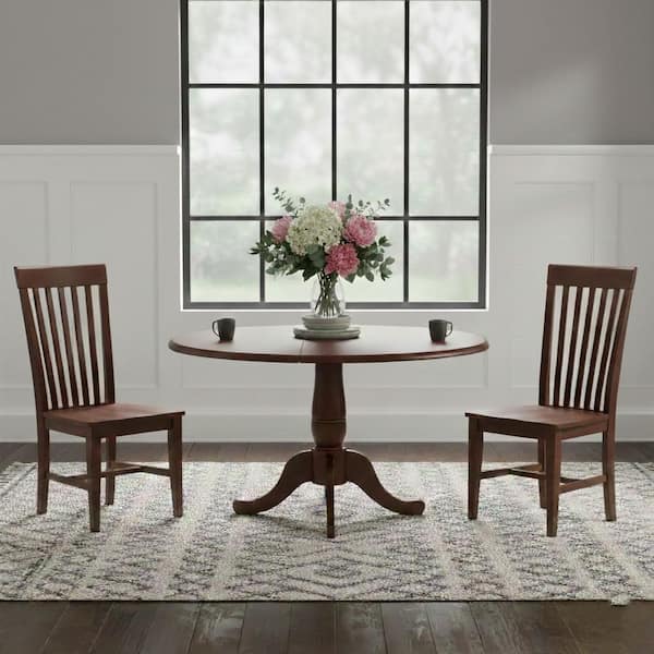 International Concepts Tall Mission Espresso Dining Chair (Set of 2)