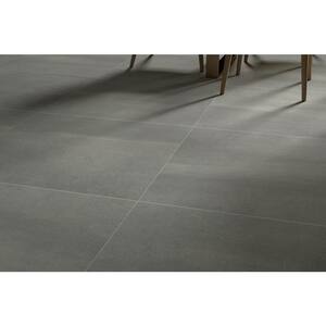 Porto II Charcoal 31.5 in. x 31.5 in. Matte Concrete Look Porcelain Floor and Wall Tile (13.778 sq. ft./Case)